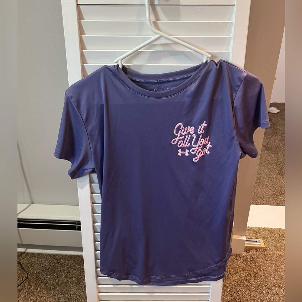 Purple quote shirt
